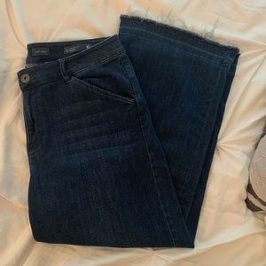 JJill Denim Full leg crops size 10